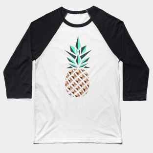 Geometric Pineapple Baseball T-Shirt